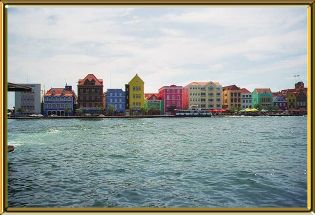 The Punda section of the city of Willemsted, Cura&ccedil;ao