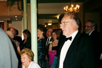 Making a grand entrance.